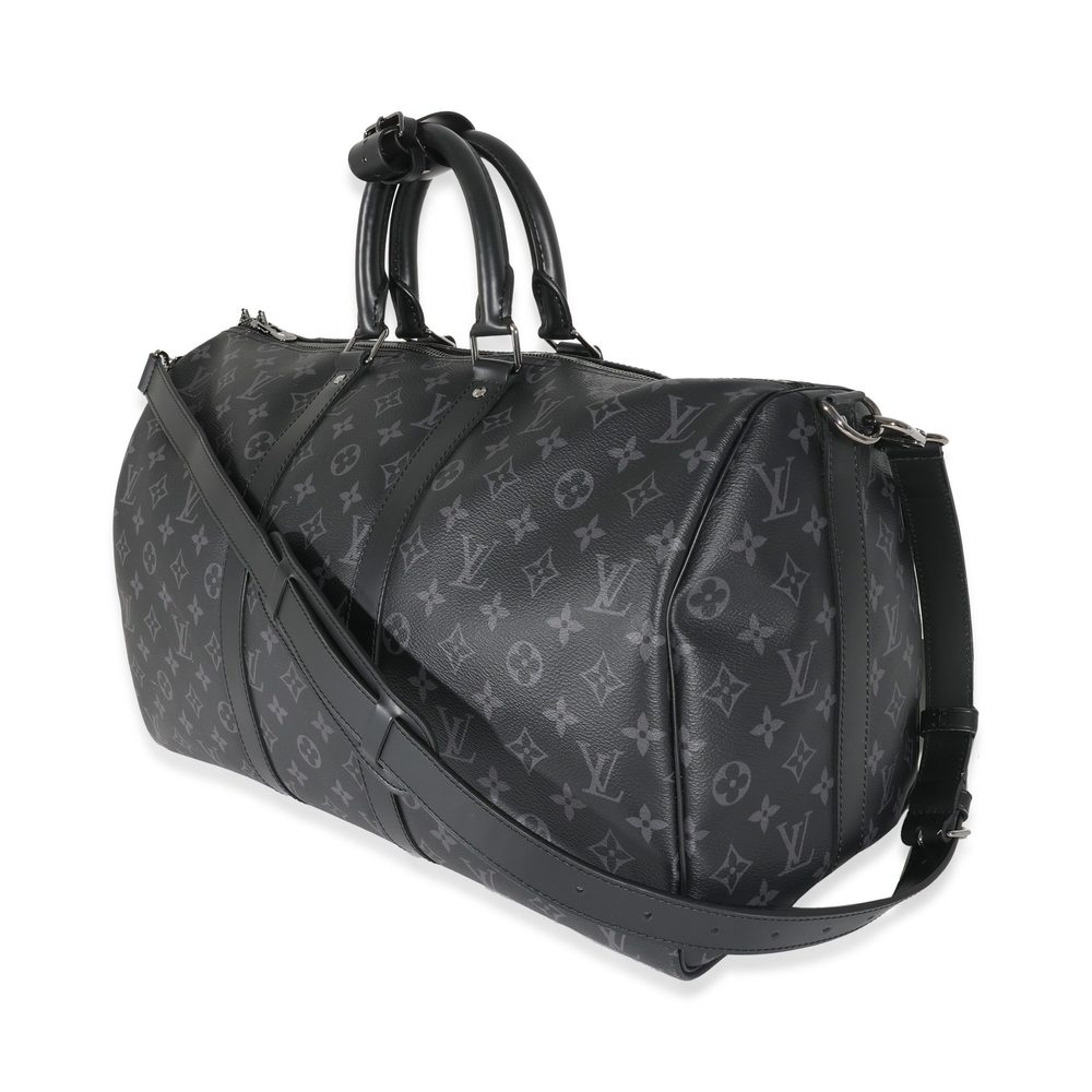 Louis Vuitton Monogram Eclipse Keepall Bandoulier… - image 2